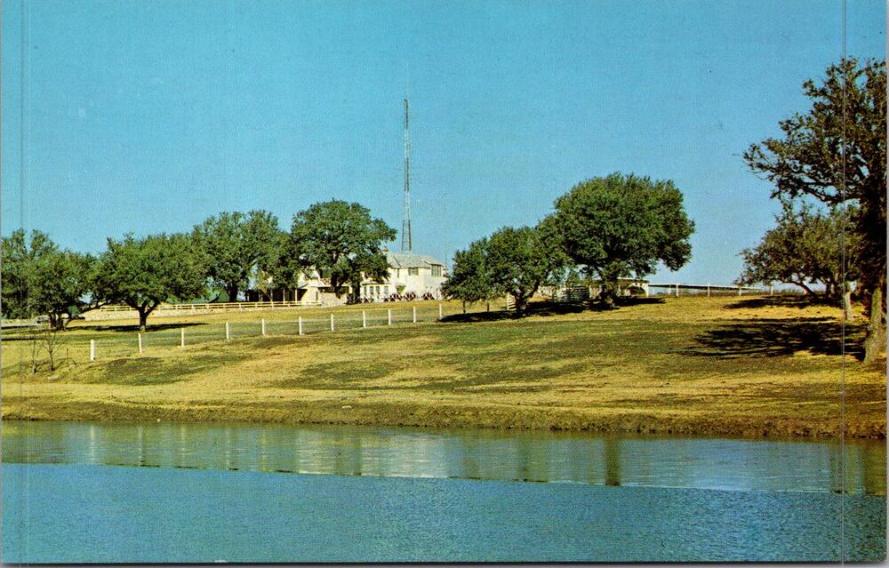 The LBJ Ranch On The Pedernales River Johnson TX Vintage Postcard SP17-25